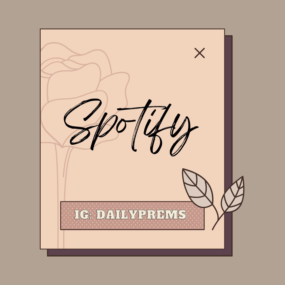 DailypremsPH's tweet photo. ✨Spotify✨

#Spotify 
#spotifyplaylist 
#spotifypodcasts 
#Spotifyph https://t.co/2vlGXV6B5A