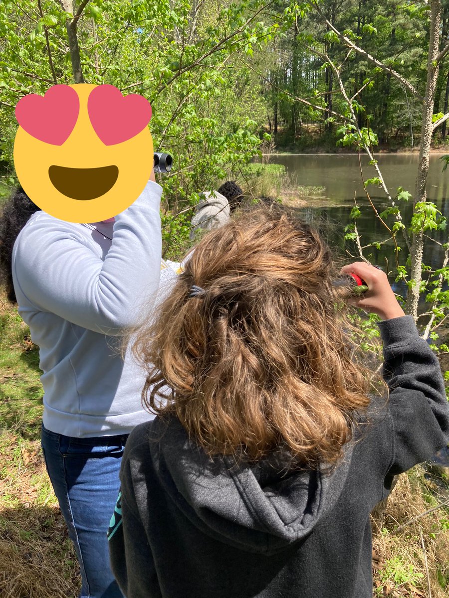 April nature walk around school