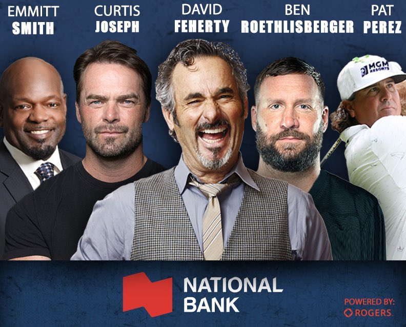 Fehertwit's tweet photo. #TORONTO
@_BigBen7 is excited to join @Cujo, Pat Perez &amp; @EmmittSmith22 on June 7 at @GlencairnGolf @ClubLink presented by @nationalbank &amp; powered by @rogers. In support of @sickkids @darlinghome4kid &amp; #FirstTeeOntario.
Limited tickets available at https://t.co/XjmyARgMWP https://t.co/KYymI7mMoF
