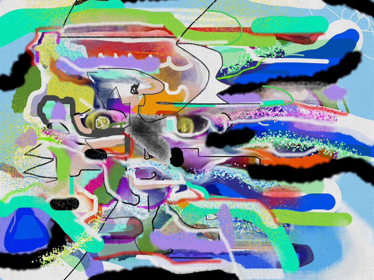 sannooto's tweet photo. 絵は幼い頃から描いていました。
今回、@opensea のことを知って、
デジタルアートを描き始めた。
毎日絵を描くのが楽しい。
感謝！

大好きな音楽、ギターも
変わらずやってます。

#NFTアート #music https://t.co/iolRZvGBh9