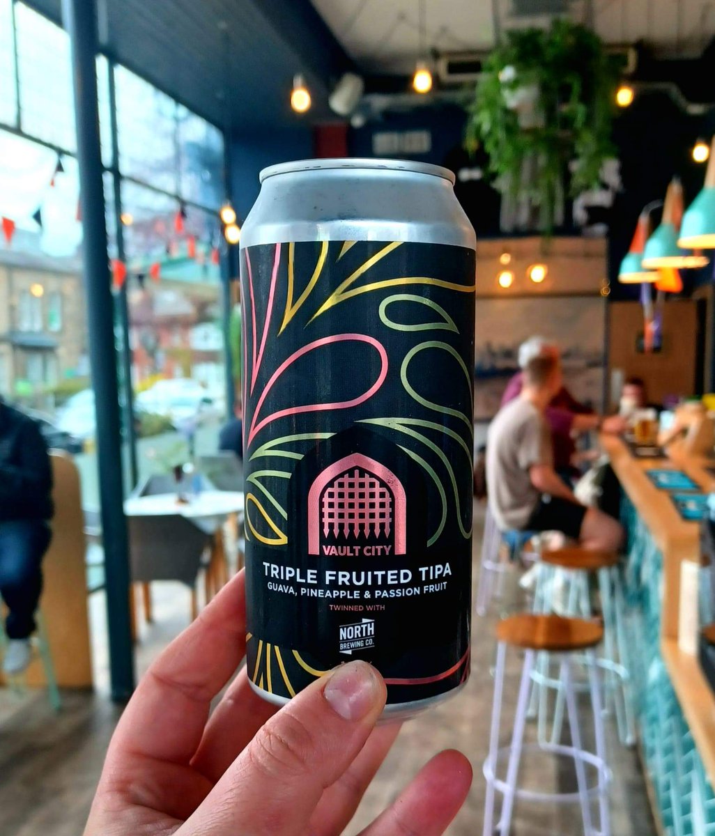 NorthBarHG's tweet photo. Hey guys
We have a great collab with @vaultcitybrewing. A Triple Fruited TIPA with guava, pineapple, and passion fruit. It is a one-of-a-kind release! Why not come in today and give it a try! Look forward to seeing you! #vaultcitybrewing #stgeorgescrypt #northbrewingco https://t.co/5sV3KrWzE9