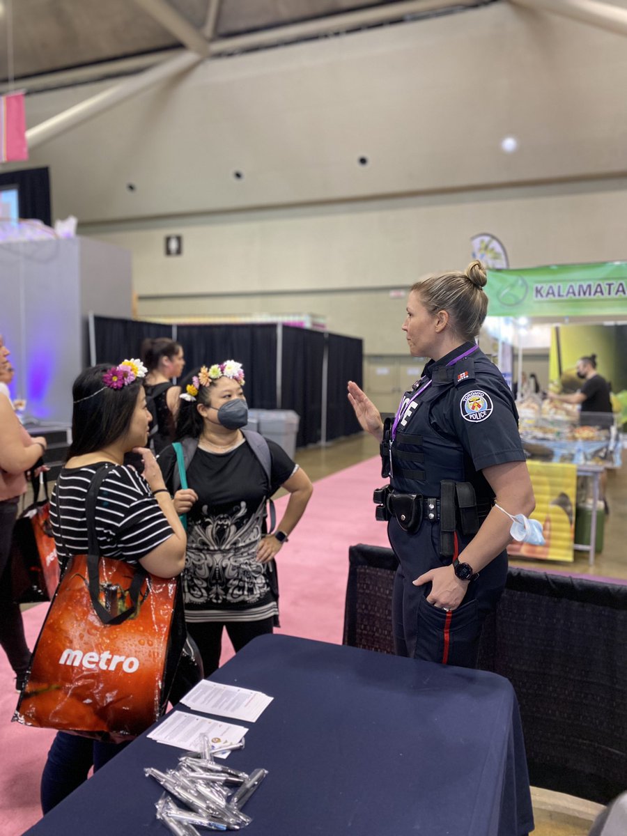 TPSRecruiting's tweet photo. Good morning Toronto! Our booth at the #NWSToronto happening! Be sure to visit us..Aisle 1300. We’ll be back tomorrow for #MothersDay2022 too! https://t.co/sCXcfSWAnM