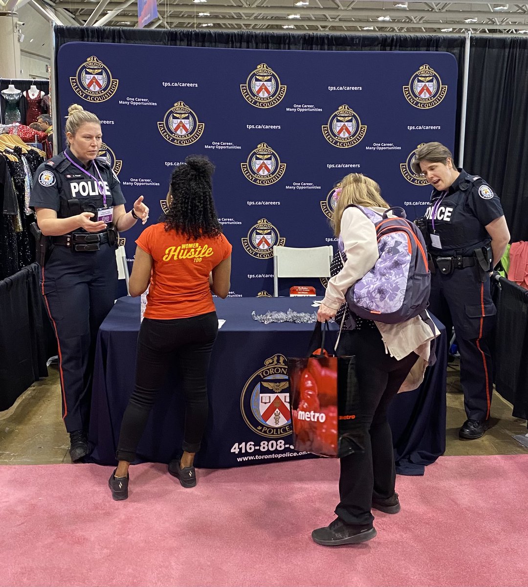 TPSRecruiting's tweet photo. Good morning Toronto! Our booth at the #NWSToronto happening! Be sure to visit us..Aisle 1300. We’ll be back tomorrow for #MothersDay2022 too! https://t.co/sCXcfSWAnM