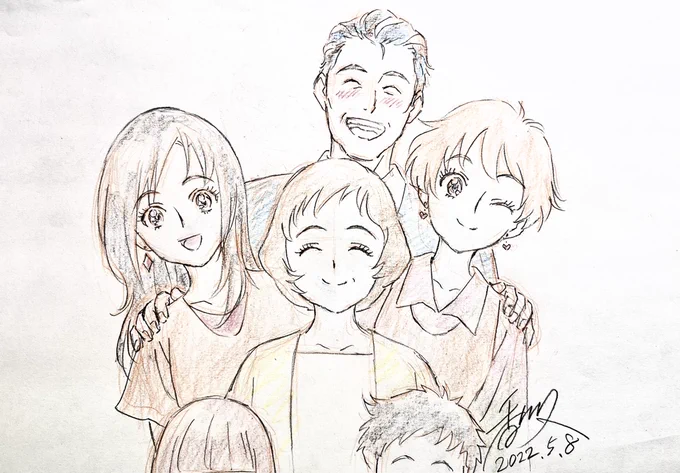 #母の日 (妄想)らくがき💗❤️
…少しフライング😅 https://t.co/wgtpTLotnk