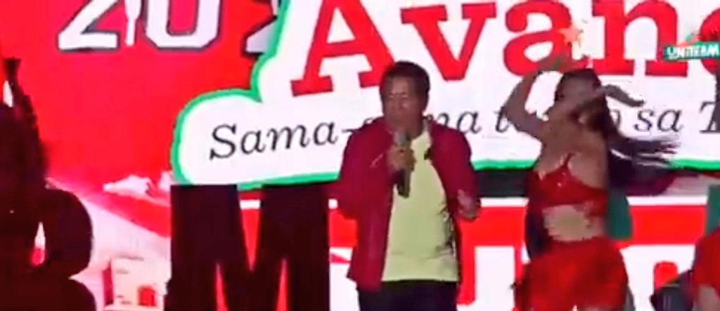 Willy Revillame is in the house !!!! Willy R I'd for UniTeam!!! Finnish na!
