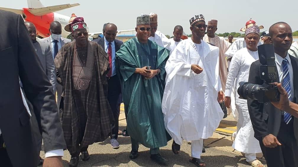 YMandateGroup's tweet photo. It's a payback time for Adamawa.

Yola residents believe it is time to repay Jagaban for everything he has done for the state.

Atiku Abubakar and Nuhu Ribadu were both given a chance as AC and ACN presidential candidates by Asiwaju's then parties. https://t.co/2cAOCcXFN8