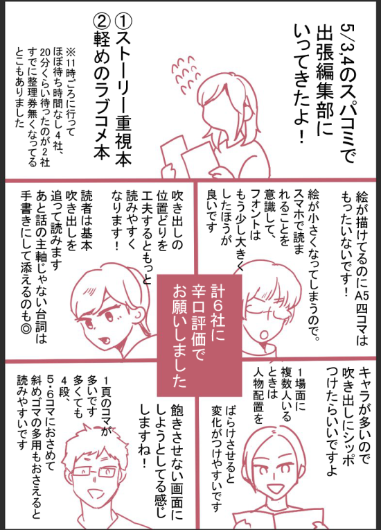 スパコミの出張ヘンシューブに行ったレポマンです
6社、辛口評価でお願いした
実になる話めっちゃ聞けた!絶対1回くらい行った方がいい! 