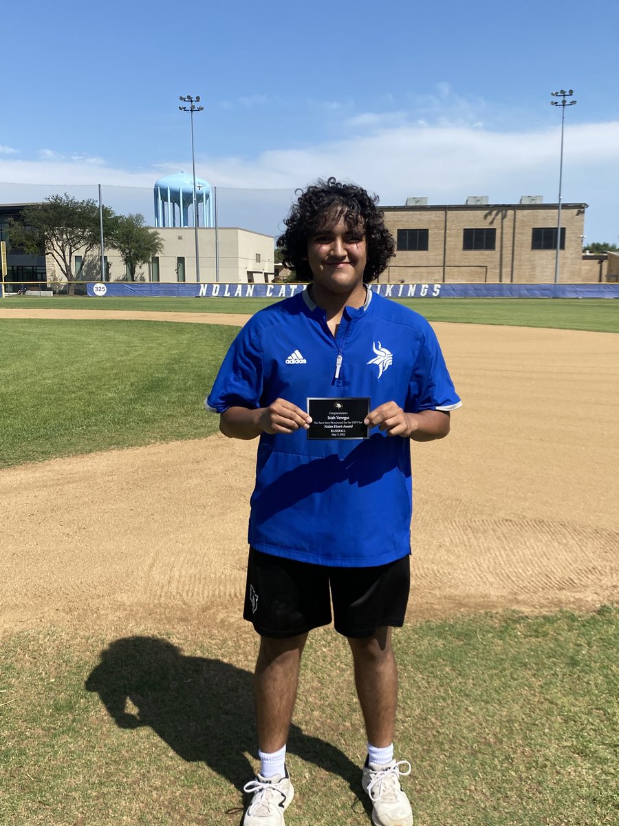 Congratulations Isaiah Venegas for being nominated for the ⁦<a href="/VSPYS/">VSPYS</a>⁩ Nolan Heart Award‼️ You go above and beyond for the program &amp; bleed blue❗️#VSPYS2022