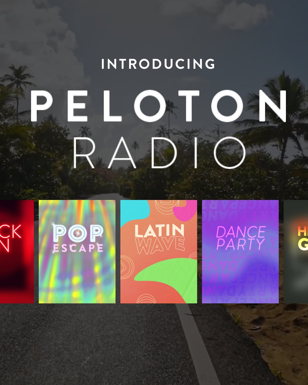 peloton scenic ride music