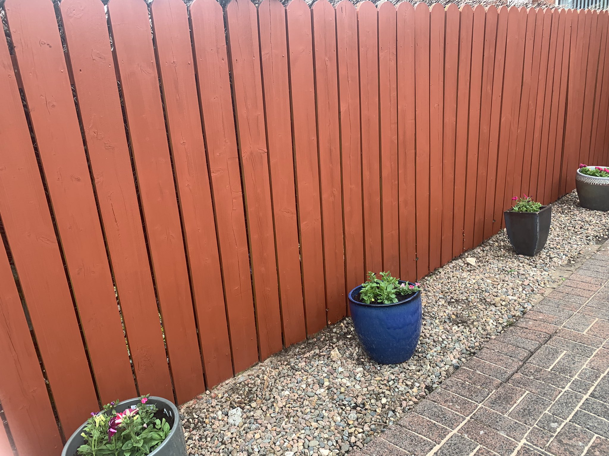 Red cedar fence paint deals
