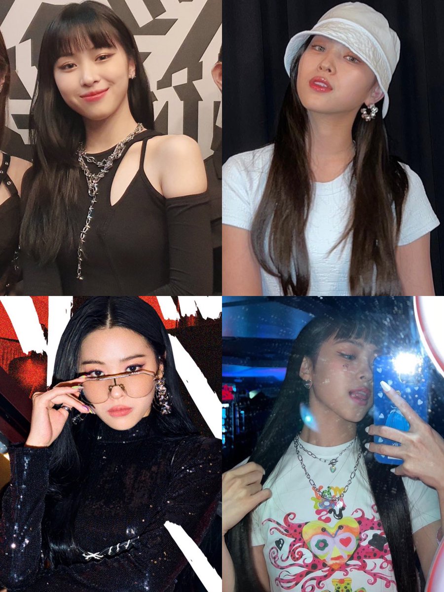 ryujin with long black hair hits differently