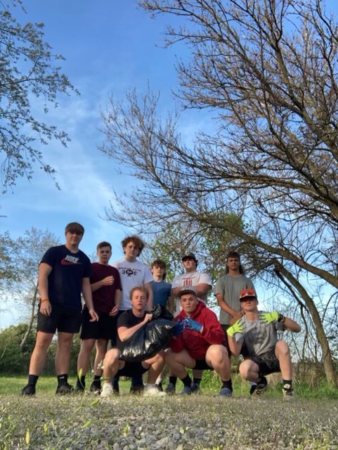 Team 63 already showing their pride in AC and organizing their own community service by taking the time to pick up litter in our community! Just the first of what will likely be several player-lead projects. #ACpride #Team63