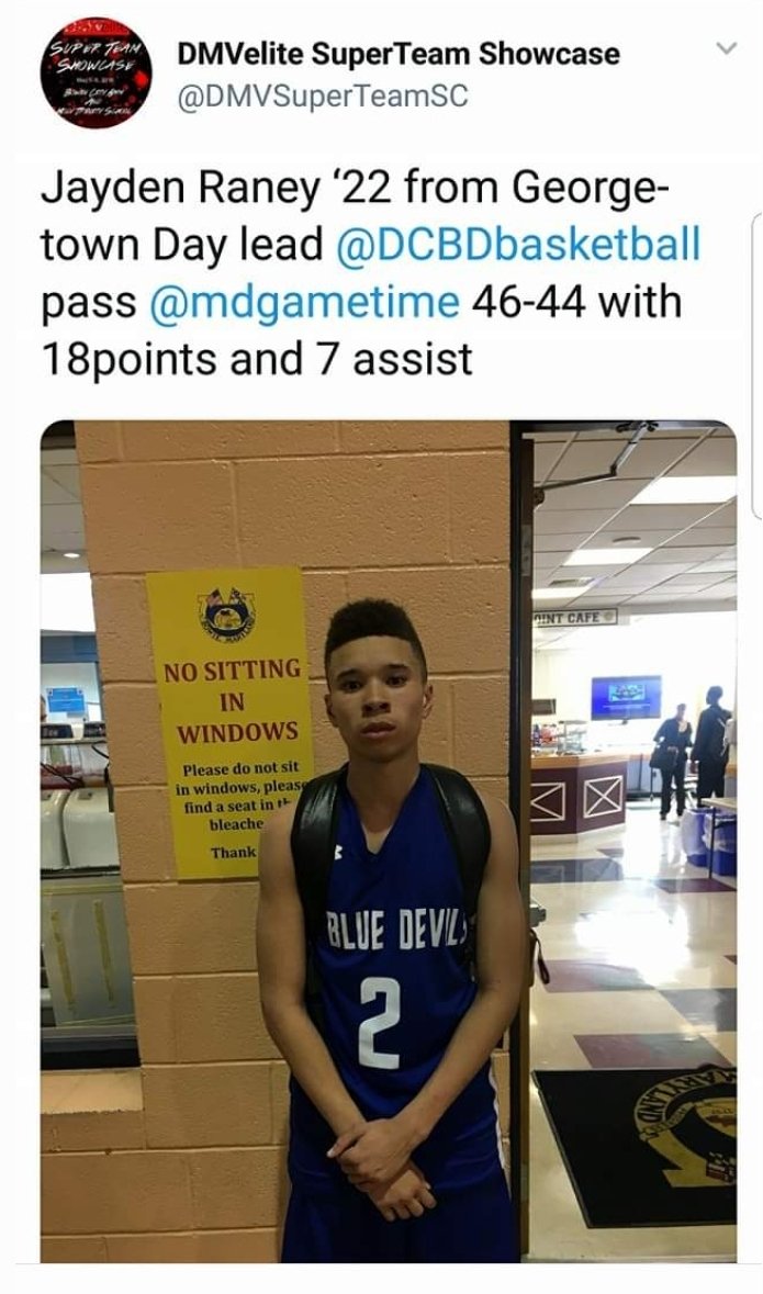 TheDMVPromoGuy's tweet photo. Throwback to summer after 8th grade in the @DMVeliteNews Super Team showcase. Great post by @HereGoJayAgain. @JJRainey22 had no idea one of his opponents that day @BrockDavis24 would become one of his best friends. https://t.co/yFUnw4K4mI