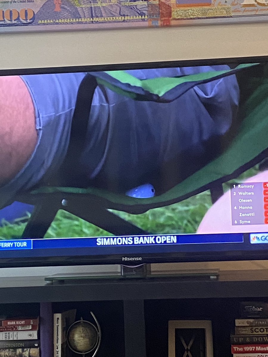 Turn on the Golf Channel right now because here’s Danny Willett’s ball.