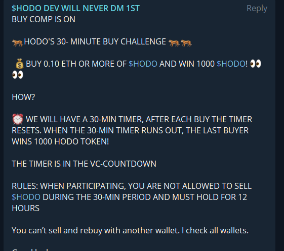 HodoInuOfficial's tweet photo. $HODO buy comp is on guys...win 1000 $HODO tokens https://t.co/8ejGladXW7