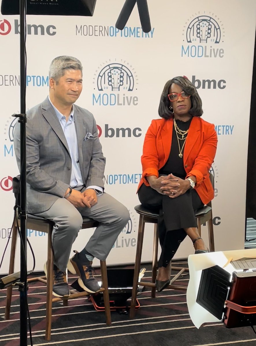 eyetubenet's tweet photo. WOW! Great learning experiences at #MODLive2022. We were fortunate enough to join in the #optometric conversations via our meeting coverage series. Interested in what the @ModOptometry conference covered? Check it out on #Eyetube this week! https://t.co/KxTHwNw3u7