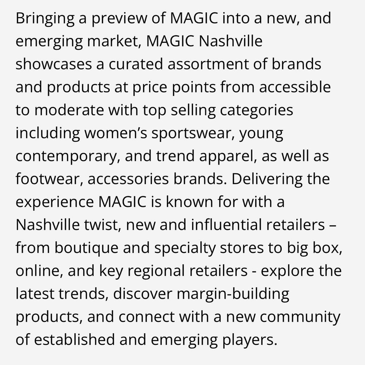It’s been a productive week. 
Stay tuned for the full recap of the <a href="/CFDA/">Council of Fashion Designers of America</a> x NFW Itinerary + Agenda.

However, we can’t contain our enthusiasm and gratitude in partnering with our new friends MAGIC. 

More info here: instagram.com/p/CdQrm16ui2u/…