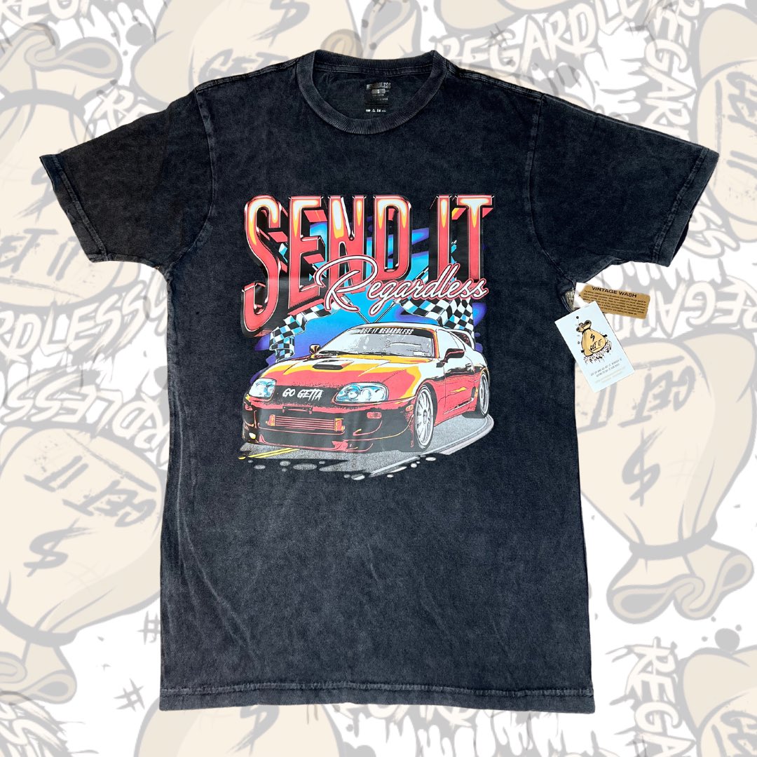 girapparel's tweet photo. 05/13/22 “Send It Regardless” Vintage Tee Dropping Soon! https://t.co/nRNBexPokf