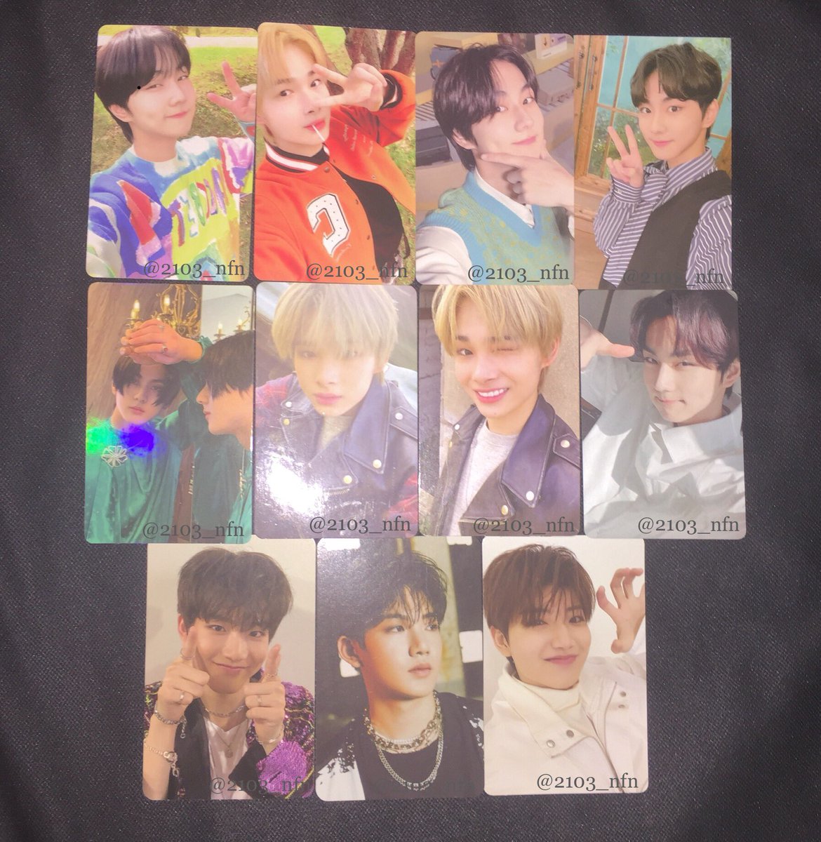 aeeynnn's tweet photo. `⌁ ◜wts 🇲🇾 ◞

꒰ ni-ki jungwon junkyu bulk ꒱

ะrm450 exc postage 
ะmust take all
ะsome pcs have defects, don’t buy if you’re sensitive 
ะ @pasarTREASURE #pasarTREASURE #pasartreasuremy @enhypentradeMY @MYenhypenpc @PasarEnhypen @enhamarketmy @ENHYPENPromo_MY 
#pasarENHYPEN https://t.co/Wgp9866gzJ