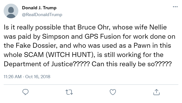 TeresaSkaggs5's tweet photo. I looked and looked and could not find @ThunderStrzok1 original tweet, but I noticed these tweets too. @MSpygate pointed out on 2 Feb 2019 that Trump had Tweeted out #GPSFusion instead of @FusionGPS and that you both had caught it. Did anyone else? https://t.co/WML3crY4fs