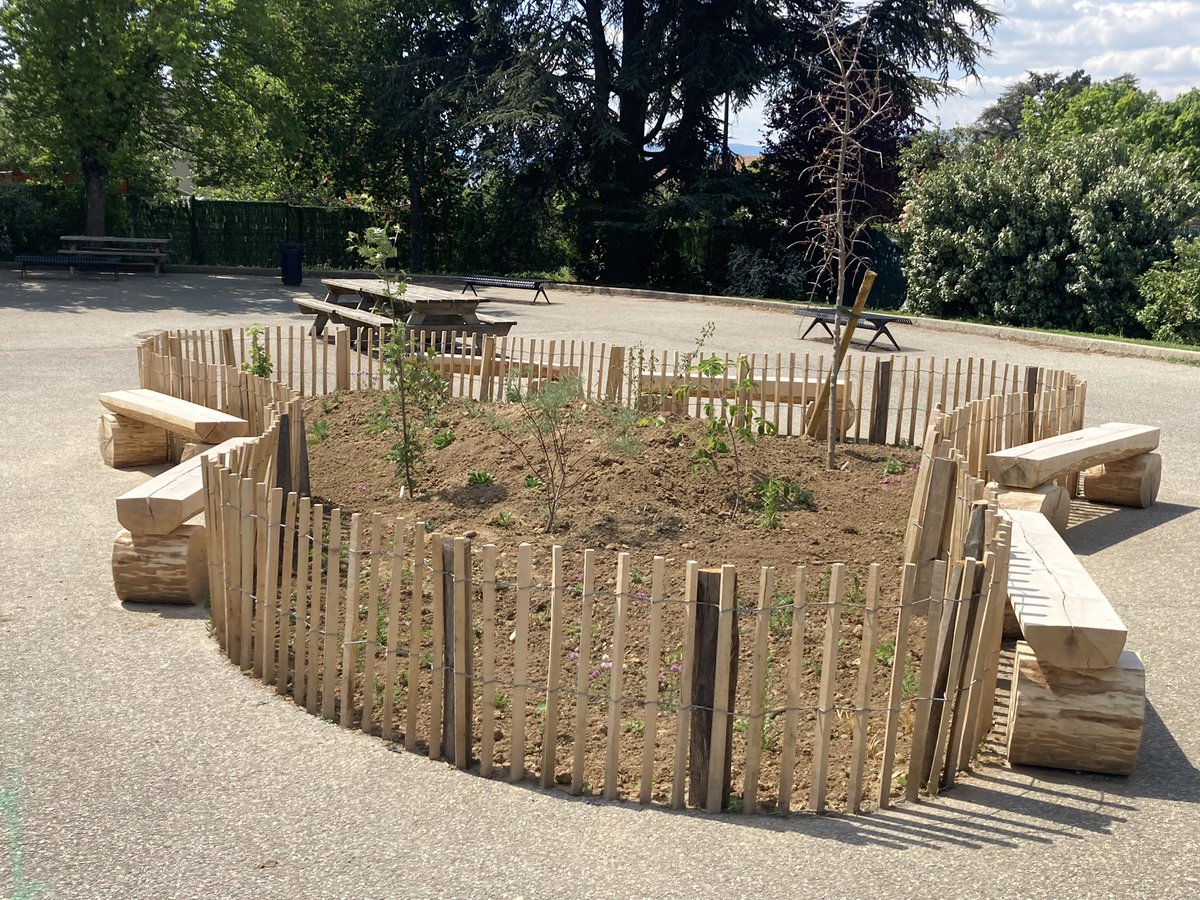 martin_chaize's tweet photo. Visite à mon collège de la Lombardiere ce matin.
Plein de projets incroyable portés avec les éco-délégué(e)s et les élèves :
_ jardin du collège
_ îlot central pour apporter de la verdure et un espace accueillant
_ fresque réalisée par les élèves d’art plastique

Bravo à vous ! https://t.co/BqwE69u85L