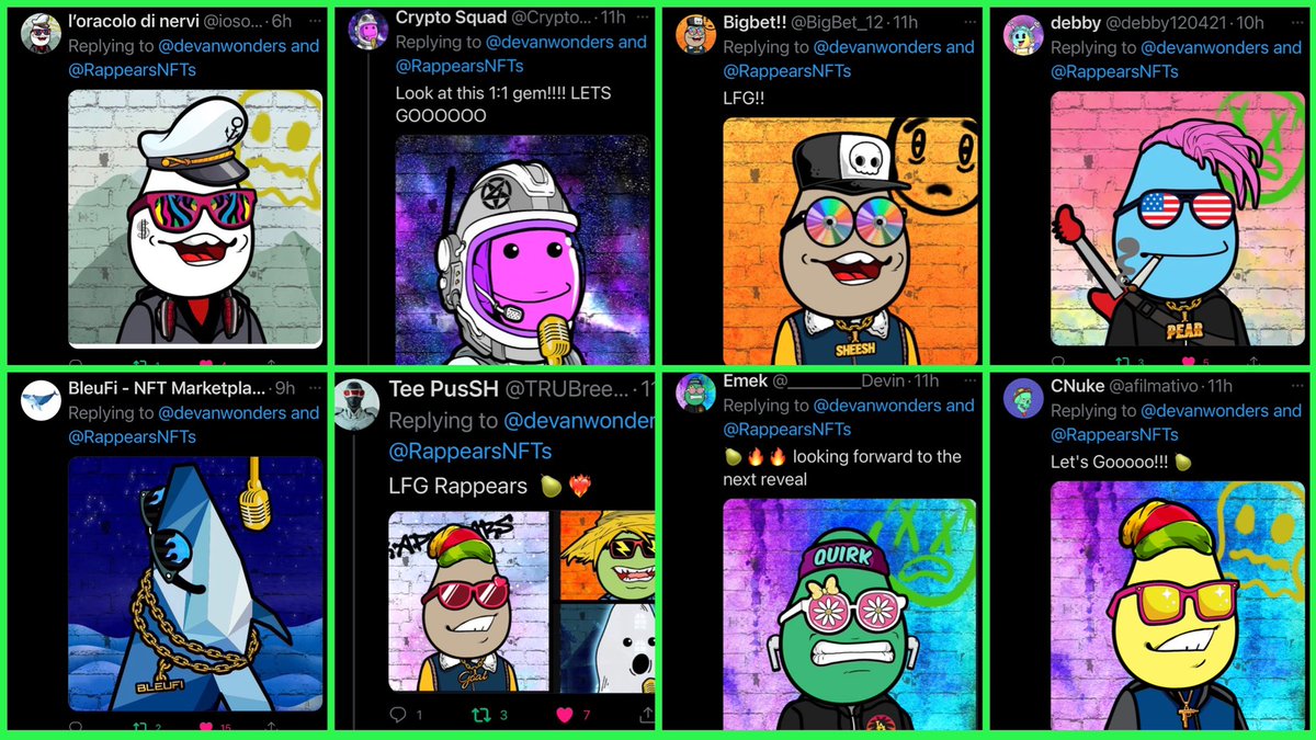 BrianSumner420's tweet photo. SHARING IS RAPPEARING!
#NFTCommunity #rappears https://t.co/0Jrgl2xINZ