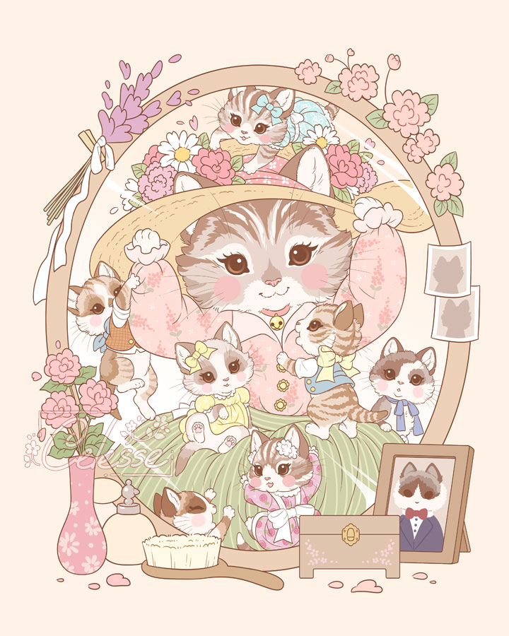 「Our Sunday best 💐🐱👒🎀 」|✿ Celesse ✿のイラスト