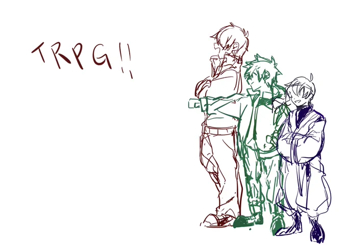 #ザトウ大さじ1杯下描きなげます〜(っ'ヮ')╮ 