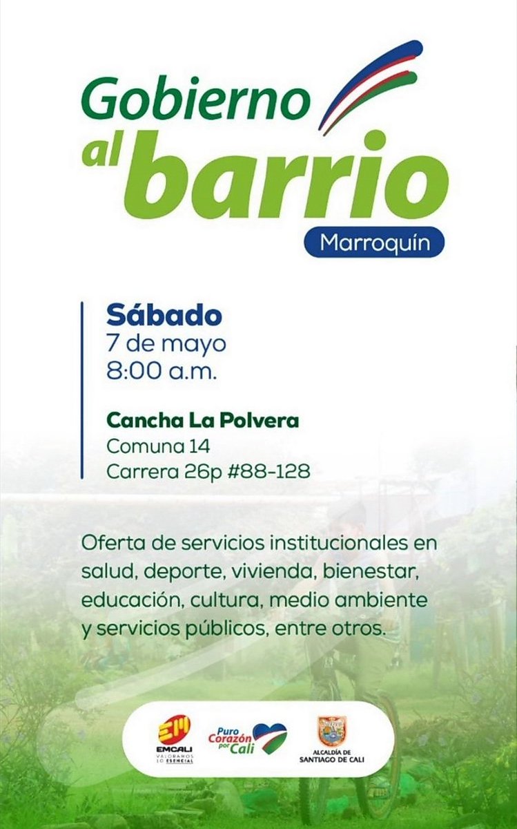 dianabedoyav's tweet photo. Hoy damos a conocer servicios SENA SBDC y de Agencia Pública de Empleo APE SENA en la jornada de gobierno al barrio de la Alcaldía de Cali, en donde se presenta oferta interinstitucional a los habitantes de la comuna 14. @PauloCPolo @fjmurielandrade @SENA_RValle #FondoEmprender https://t.co/0gx2RQ6pQo