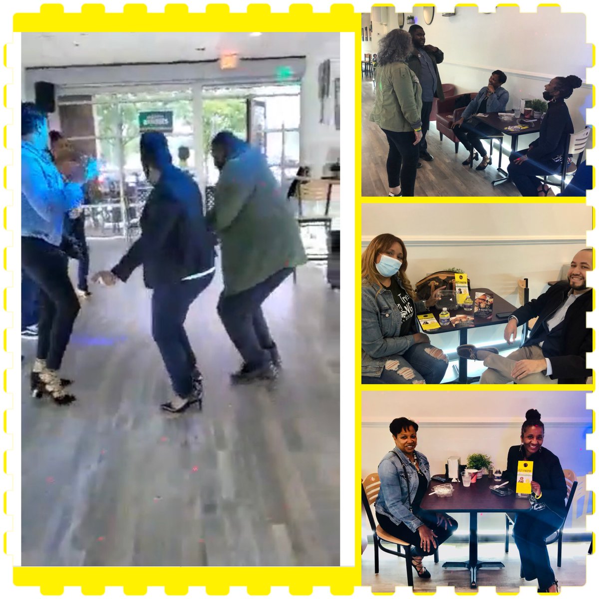 MrsPRProtocol's tweet photo. We had a GREAT time
Celebrating #TEACHers #TeachersRock #TeacherAppreciationWeek #Desserts #Dance at In A Minute Cafe &amp; Lounge #supportsmallbusiness 

#PUSHwithBarbara #UnityInEducation #EducationMatters #District6

Stay Tuned for the next #TEACHers celebration 🥳 https://t.co/sn6NQdPyHU
