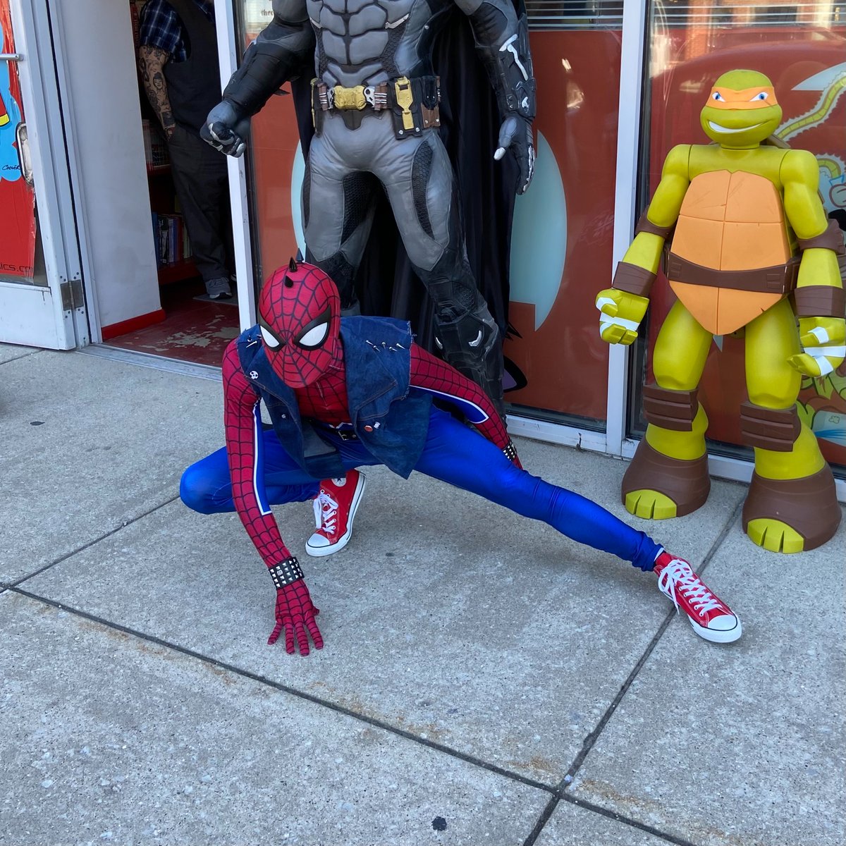 Challengers's tweet photo. SPIDER-PUNK is here for Free Comic Book Day! #fcbd #freecomicbookday #keepreadingcomics https://t.co/1wNUOHdich