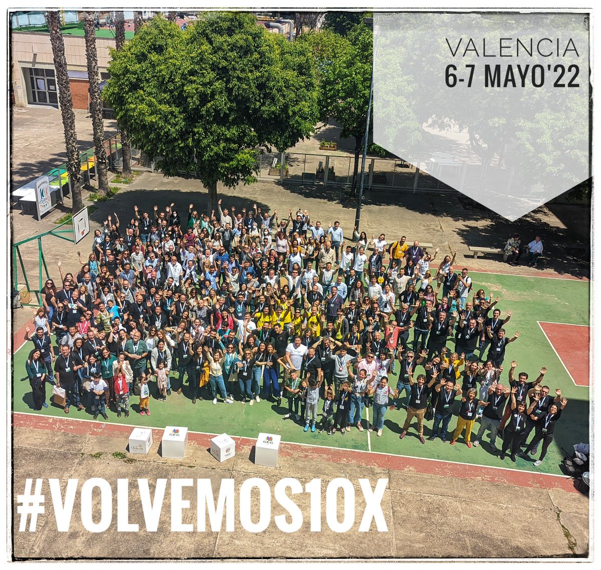 ¿Ésto es EDUCACIÓN? ¿Ésto es FORMACIÓN? ¿Ésto qué es......? 

¡Es #Volvemos10x!

¡Gracias <a href="/antosevi/">A.Sevilla</a> por inmortalizar el momento!

¡Somos GEGers!

<a href="/miguelujeda/">Miguel Ujeda Gálvez</a> <a href="/alberto_gilsanz/">Alberto Gilsanz</a> <a href="/AnaBMoline/">Ana Moliné</a> <a href="/pfelipm/">Pablo Felip</a> <a href="/fisqui/">Pedro Márquez</a> <a href="/ceterio/">Javier Simón</a> <a href="/jfeliua/">Jaume Feliu</a> @mariabarcelo <a href="/juanmadiaz/">Juanma Diaz</a> <a href="/balbinof/">BalBino {𝘭𝘢𝘴2𝘤𝘰𝘯𝘉} Fernández Revuelta</a> @RaulMindthegap