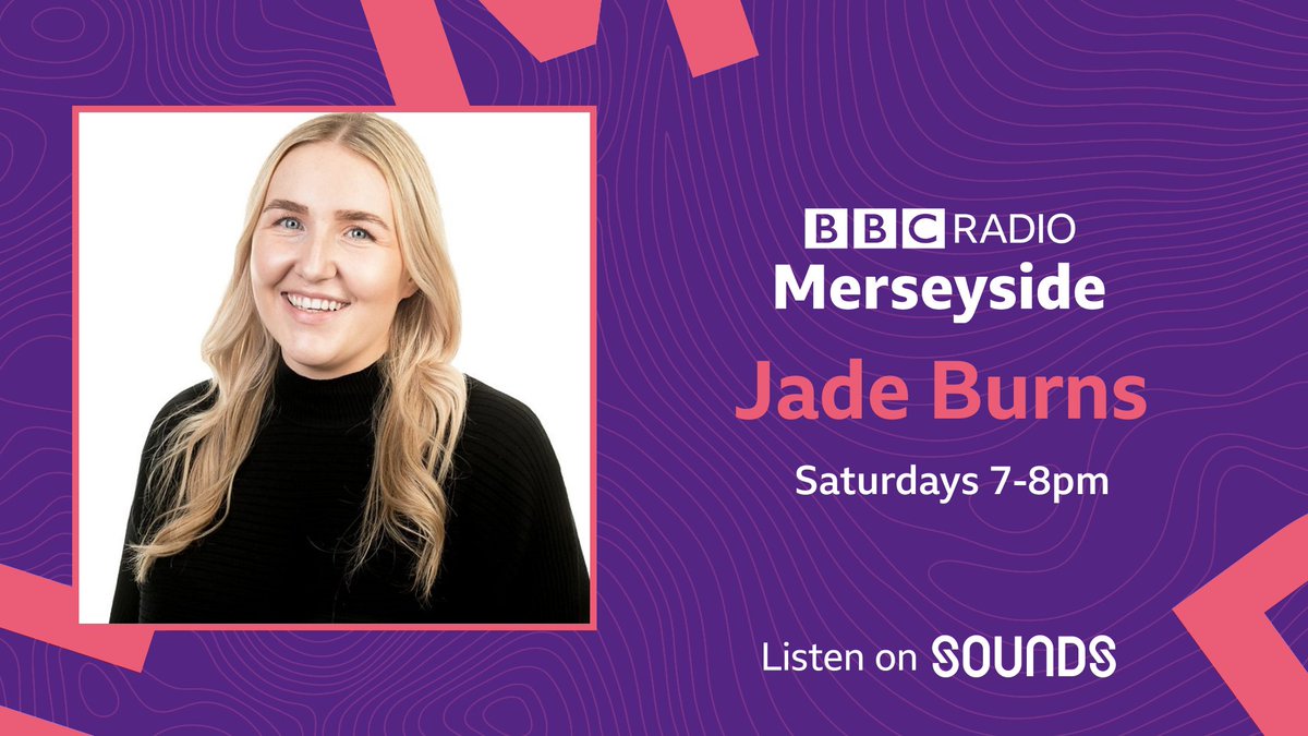 bbcmerseyside's tweet photo. Tonight from 7pm join @jadeburns_ on DAB and @bbcsounds only this week for some great songs to soundtrack your Saturday night 🥳

Plus she'll be joined by Becky Rascal from @LiverpoolAudio_ talking about lot of hidden gems in our region for your daytime sessions this summer 🍻☀️ https://t.co/1okqQ4VQMj