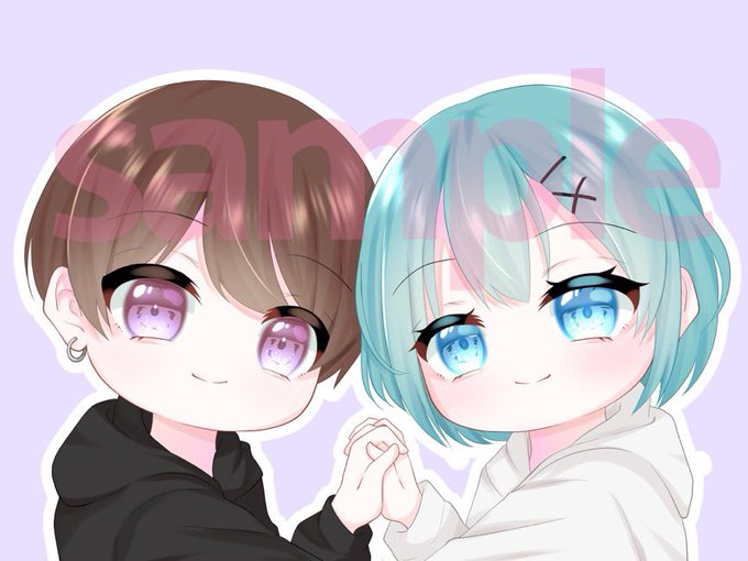 ペア画依頼のtwitterイラスト検索結果