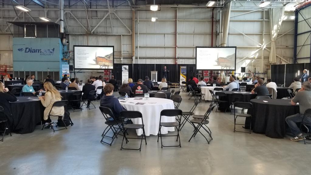 ricpotvin's tweet photo. Careers in Aviation Event at Diamond Aircraft in 
London,ON. Come a check it out. 
#careersinaviation #Wings #aviation #Canadorecollege https://t.co/bZ9y4VrgUJ