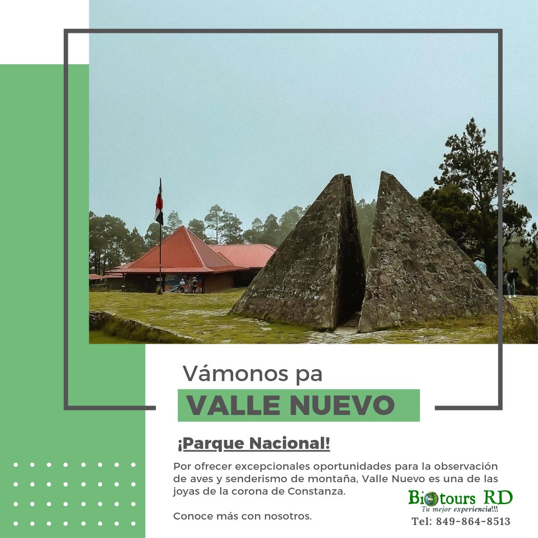 biotoursrd's tweet photo. Por ofrecer excepcionales oportunidades para la observación de aves y senderismo de montaña, Valle Nuevo es una de las joyas de la corona de Constanza.

Atrévete a conocer más con nosotros. 

Contactos: 
849-864-8513
Biotours53@gmail.com

#Biotoursrd
#EscapateEnConstanza https://t.co/gmsK96OGjp