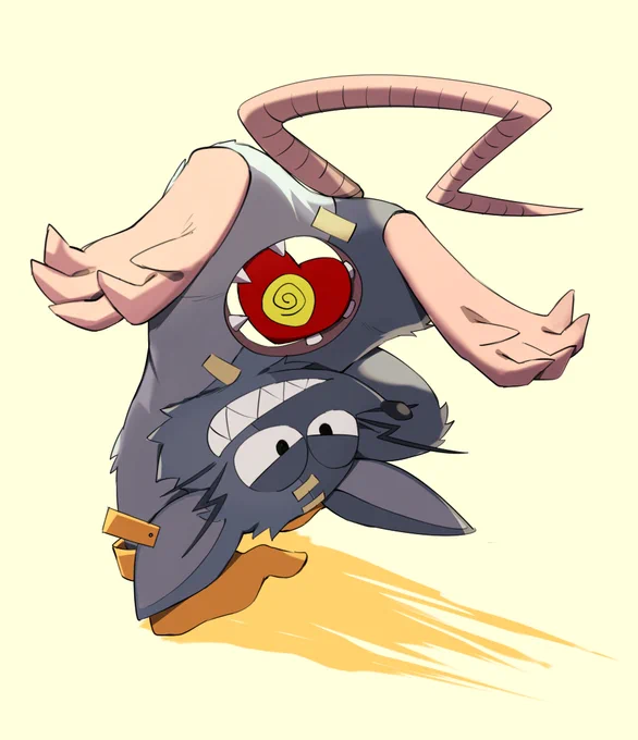 アクロバットなポーズを描きたくて。 