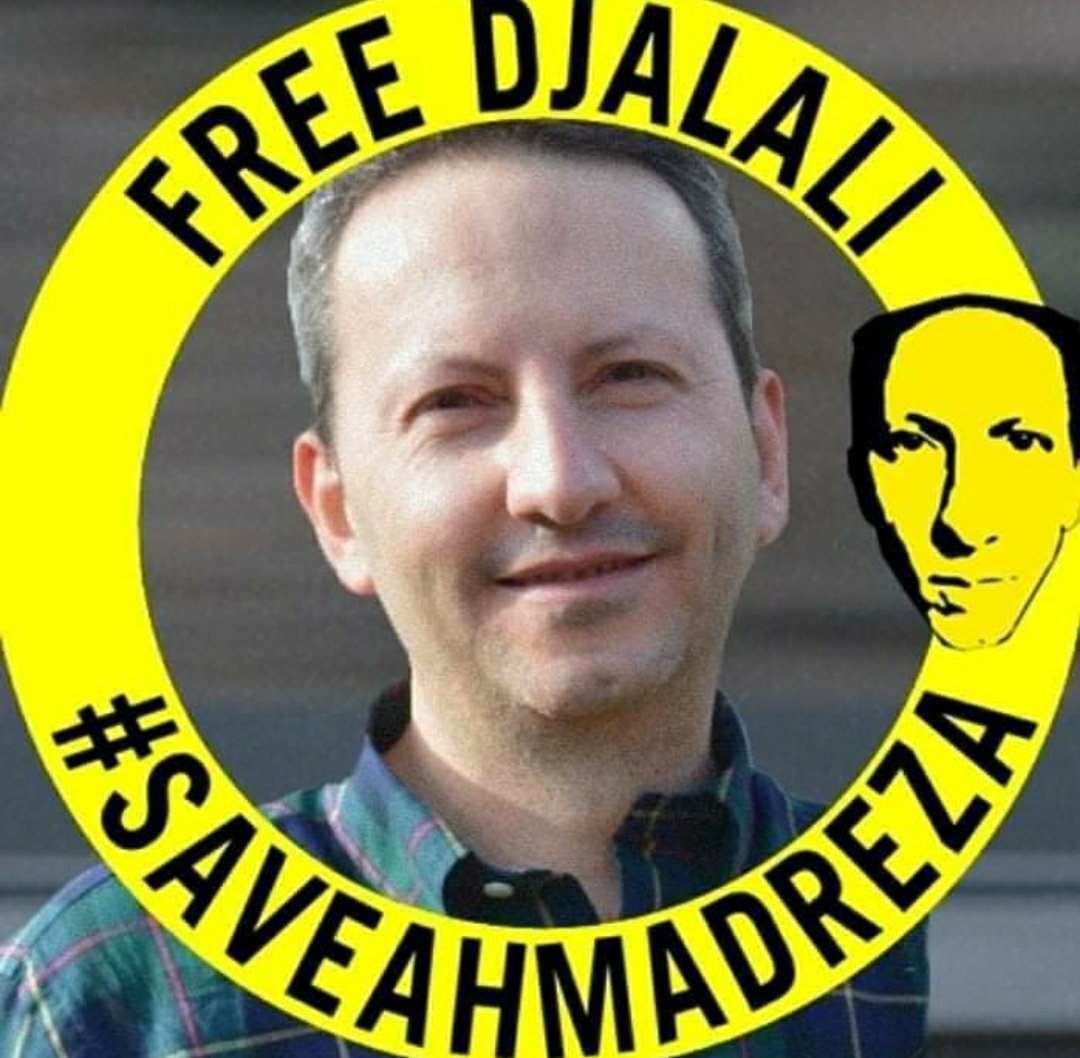 Taheri_Movement's tweet photo. Nous demandons au monde entier de maintenir la pression sur l'Iran pour qu'un terme soit mis au traitement injuste et dégradant d'#AhmadRezaDjalali . 
#SaveAhmadreza https://t.co/1FwTr6eWAj
