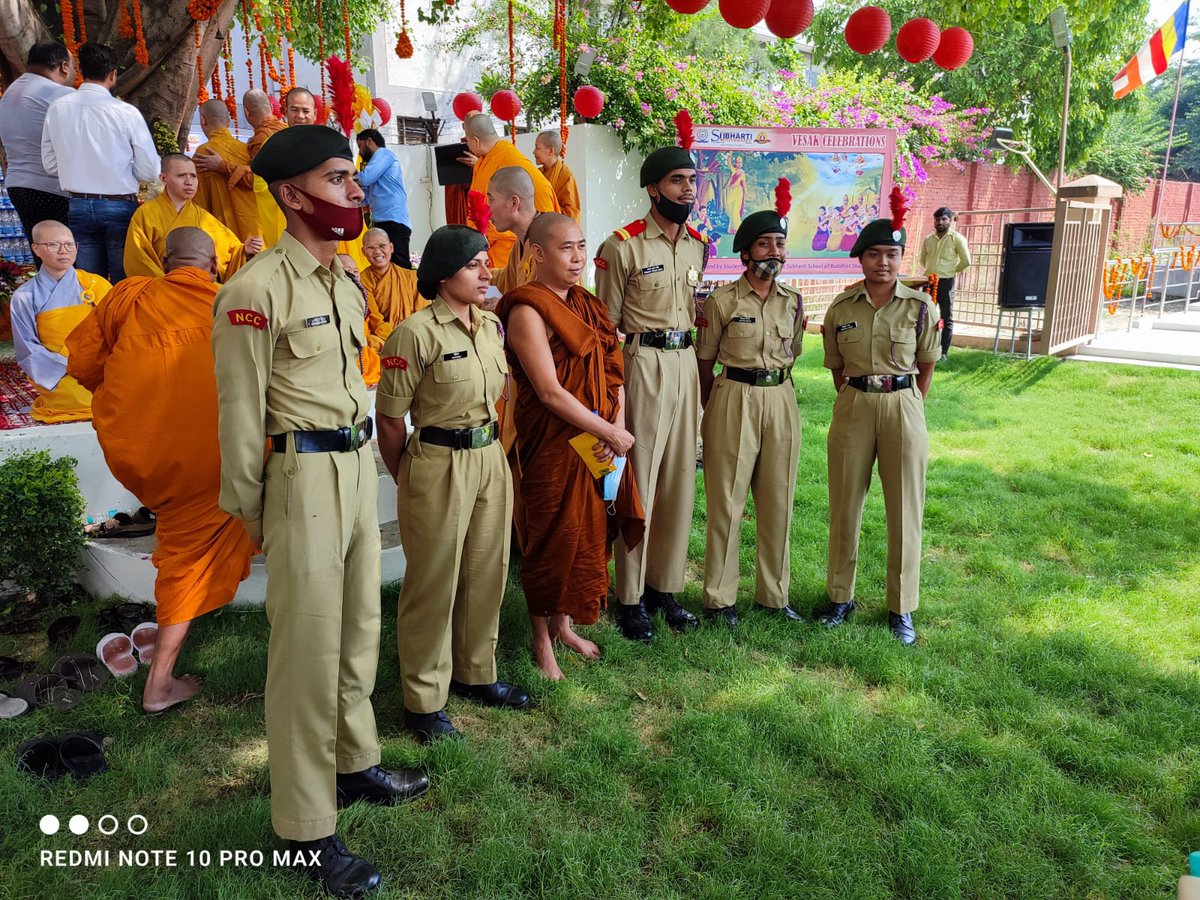 MehdiSimran's tweet photo. #VesakDay
7th May 2022
On the occasion of VESAK festival NCC cadets 70 UP BN NCC meerut celebrates #VesakDay organised by Samrat Ashok Subharti school of Bhuddhist Studies , SVSU Meerut  
@NCCDteUP
@subhartiofficia
@subhartigroup @Prabhat0714 https://t.co/HAsWmrOTj7