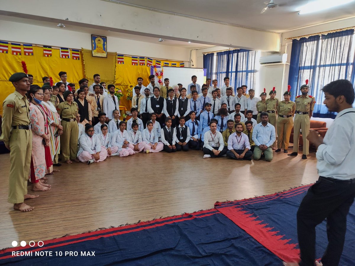 MehdiSimran's tweet photo. #VesakDay
7th May 2022
On the occasion of VESAK festival NCC cadets 70 UP BN NCC meerut celebrates #VesakDay organised by Samrat Ashok Subharti school of Bhuddhist Studies , SVSU Meerut  
@NCCDteUP
@subhartiofficia
@subhartigroup @Prabhat0714 https://t.co/HAsWmrOTj7