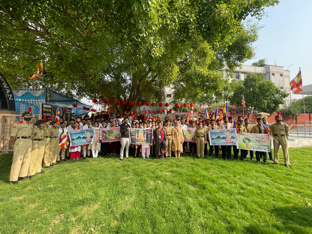 MehdiSimran's tweet photo. #VesakDay
7th May 2022
On the occasion of VESAK festival NCC cadets 70 UP BN NCC meerut celebrates #VesakDay organised by Samrat Ashok Subharti school of Bhuddhist Studies , SVSU Meerut  
@NCCDteUP
@subhartiofficia
@subhartigroup @Prabhat0714 https://t.co/HAsWmrOTj7