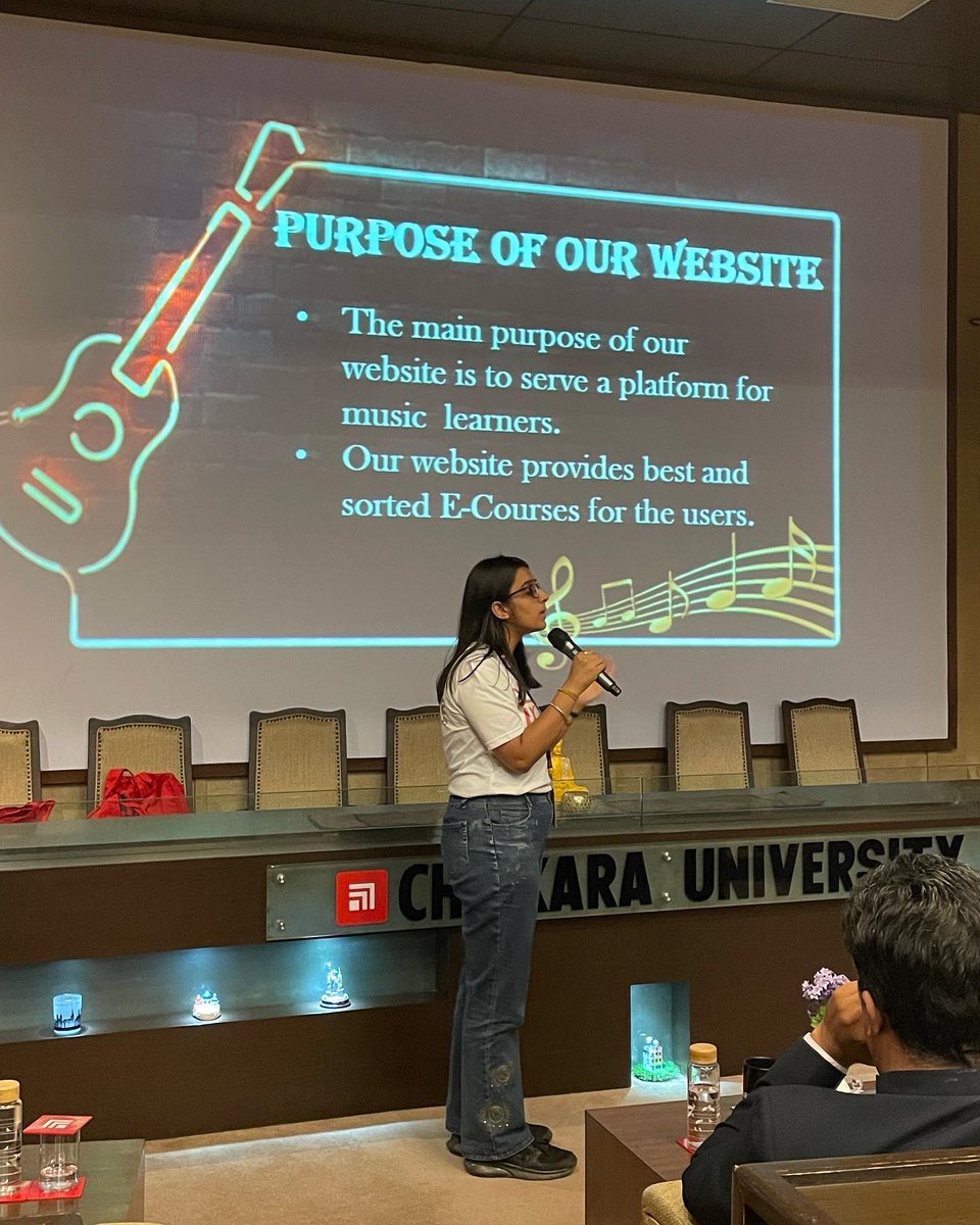 Reskilll's tweet photo. Team Cosmos presenting their idea in front of our esteemed Jury at The Great India Hackathon - Chitkara University, Himachal Pradesh, an initiative of Reskilll in association with Azure Developer Community.

#TGIH #CodeKaregaIndia #ChitkaraUniversity #Azure #Hackathon https://t.co/yJXxQY2aSQ