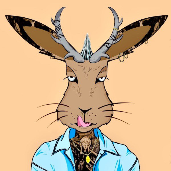 jackbavarian_io's tweet photo. Happy Weekend folks🦌

We’re looking for #NewNFT projects hosting a #TwitterSpace together! 

Our Jack is based on a #Bavarian fairytale. Gonna tell the story behind this creature soon🤫
What are your projects about? Who is new? Text us! 
#NFTCommunity #nftart #NFTGems https://t.co/SHhBqaSmjY