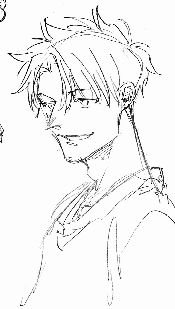 こういう顔描きやすい 