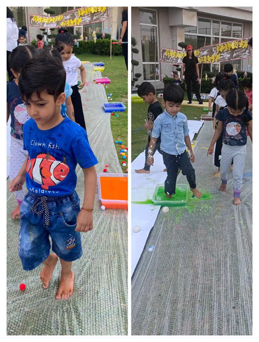 deswal_tripti's tweet photo. Aday filled of
giggles,#play,#exploration #messyplayday Ss were
completely absorbed in the #gloopy #frothy slimy muddy squelchy fun.made slimes,jumped in the #muddypuddle,slid through the frothyfoam,bubbled around the bubblesheet,had
foamy fun&amp;soapy run&amp;what not! @Prometheus_Edu https://t.co/1tKkDwPIJl
