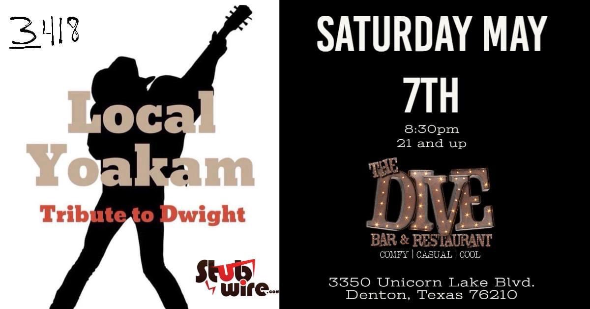 TheDiveDenton's tweet photo. Tonight! 

Local Yoakam is live at The Dive starting at 8:30! 

Tickets are still available here: https://t.co/qjK6gBdk0d https://t.co/lMRQ7mlVMr