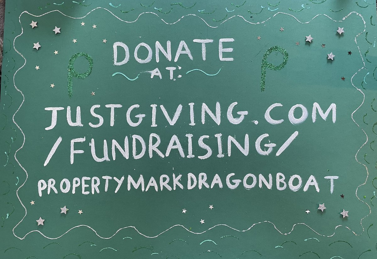 NattyB261's tweet photo. If the @PropertymarkUK team put on n the same amount of effort as my kids are in making supporters’ banners we should have no trouble taking the trophy! 🐉 💦 #dragonboatrace #agentsgiving @Agents_Giving #teampropertymark https://t.co/TVlQcOaAjT