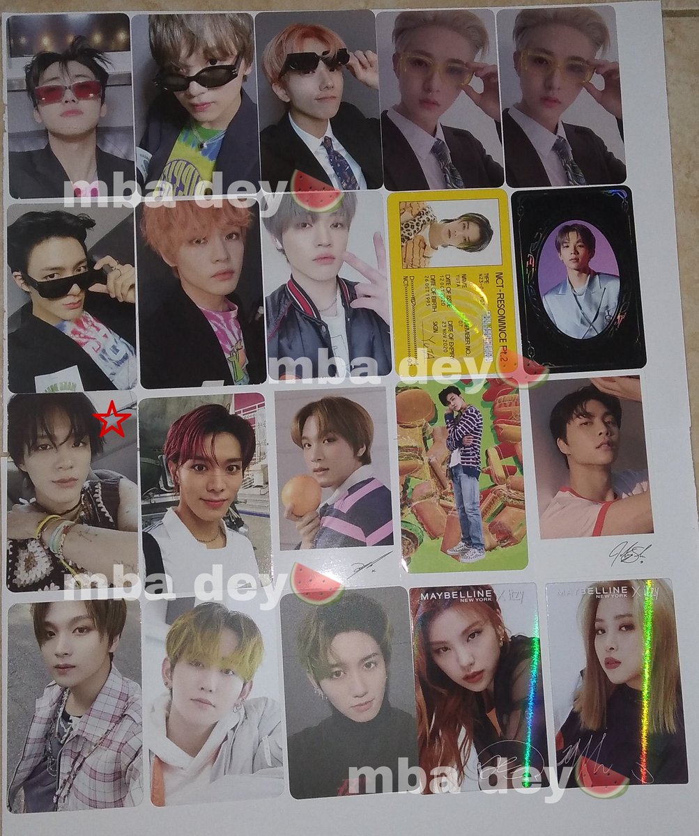 mevsmarklee's tweet photo. wts | want to sell

❗prefer take all
• dom Riau
• freeong🍊
• all good condi exc jeno
📩dm for more

tags. wts wtb wto pc photocard nct treasure itzy yuta haechan johnny jaemin chenle shotaro renjun jeno mashiho hot sauce hello future agent natrep id card yb agent pob ktown https://t.co/ZiREtyncx3
