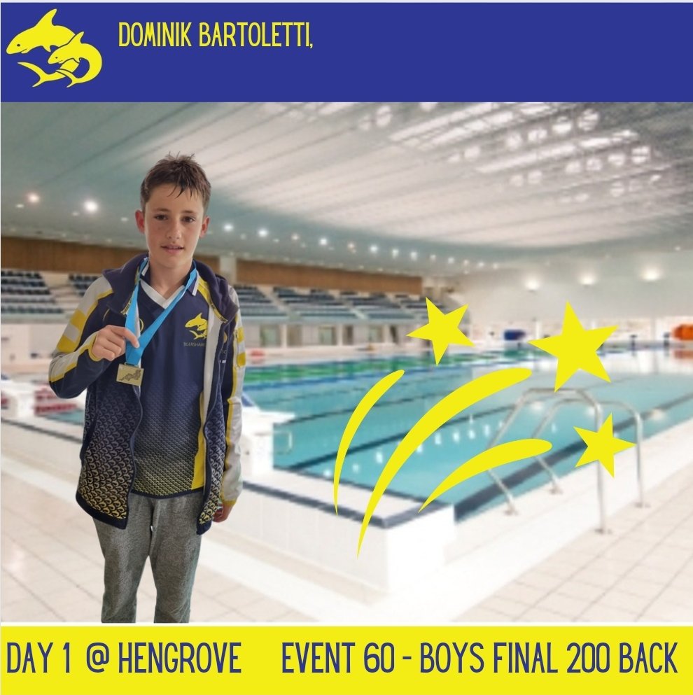 Tigersharks_ASC's tweet photo. Finishing off Day 1οΈβ£ Dominik took Gold in the 11/12 AG 200 Back setting a smashing new LC PB as well π
#swregionals #100back #finalist #medalist #tigersharksasc https://t.co/L7DmtwDNkU