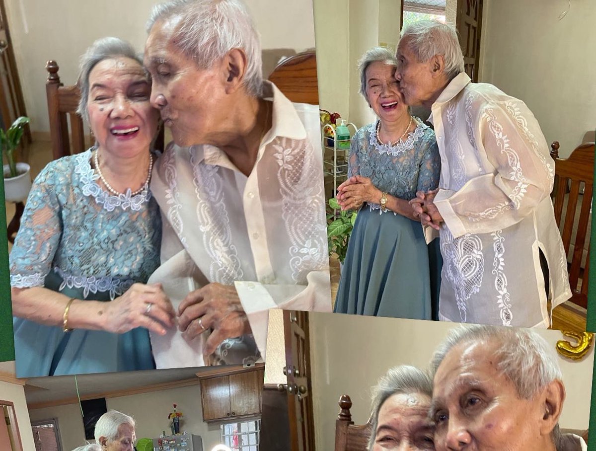 AlieOsma's tweet photo. Boboto ako sa May 9 para sa mga magulang ko. 
81 si Daddy,94 na si Mommy. 56 yr wedding anniv nila come Sept. 
Si Daddy, from Arayat, Pampanga. Si Mommy, tubong Sariaya, Quezon. Nagmeet sa Manila sa isang govt agency bilang employees. Simpleng buhay kami pero nakakaraos. 1/6 https://t.co/i6VEG2KOqK